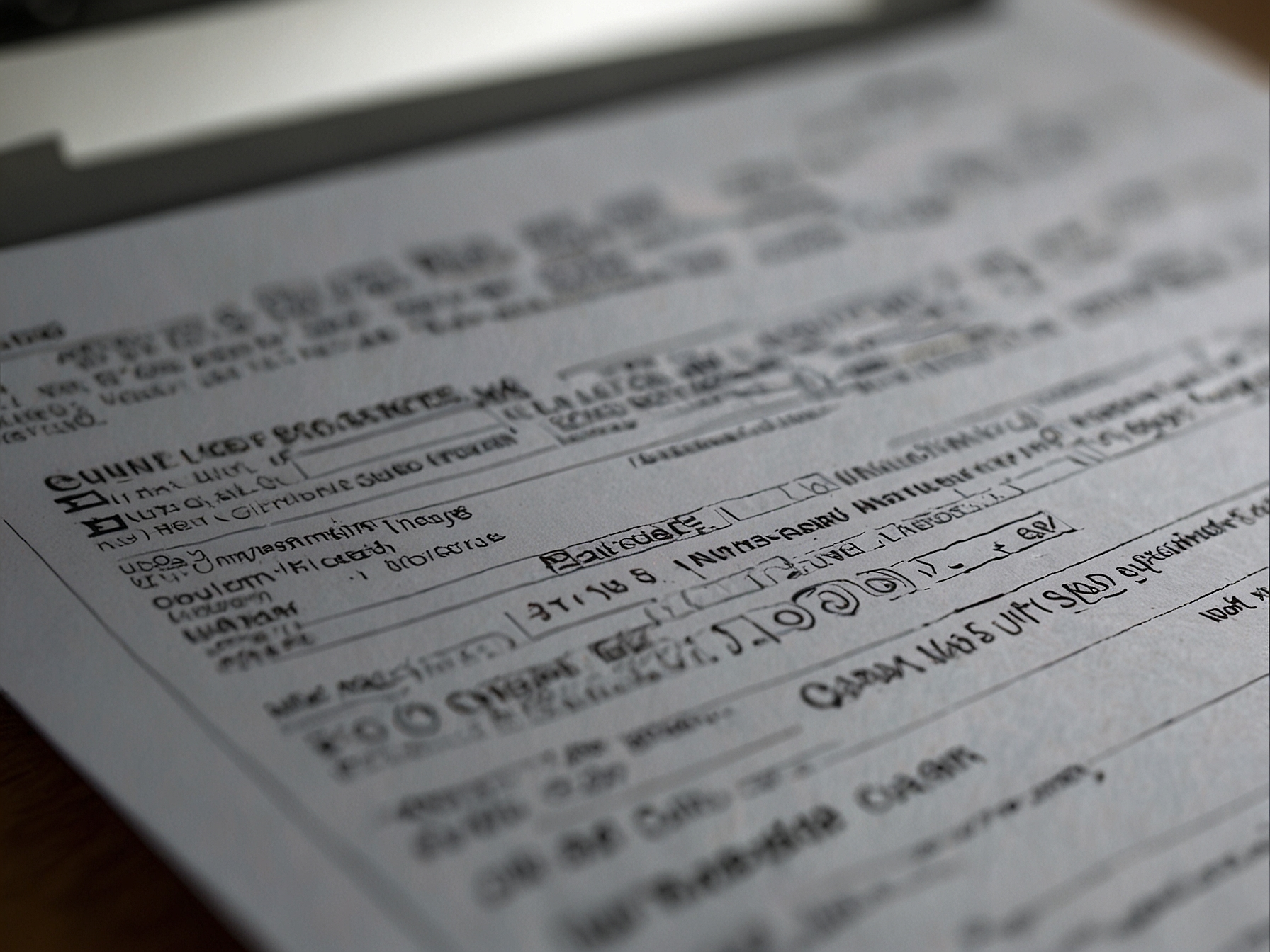 User completing registration form on laptop